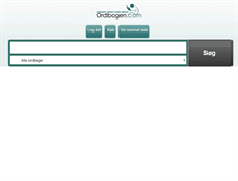Tablet Screenshot of ordbogen.com